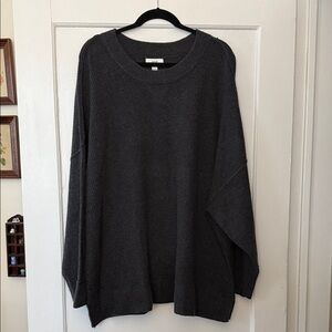 Aerie XXL Charcoal Knit Oversized Sweater (Like New)